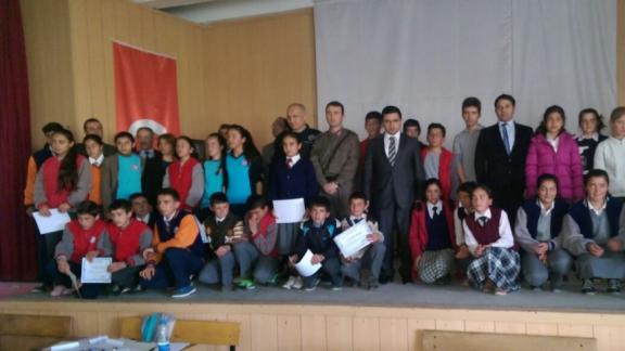 2014-2015 Gülnar Ortaokullar Arası Bilgi ve Kültür Yarışması Yapıldı.