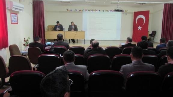 İlçe Milli Eğitim Müdürlüğü 2. Dönem Müdürler Kurulu Toplantısı Yapıldı.