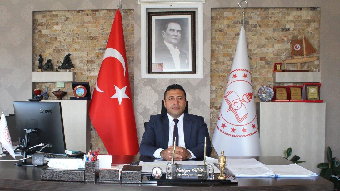 İLÇE MİLLÎ EĞİTİM MÜDÜRÜ HÜSEYİN KADİM'İN 2023-2024 EĞİTİM ÖĞRETİM YILI SONU MESAJI